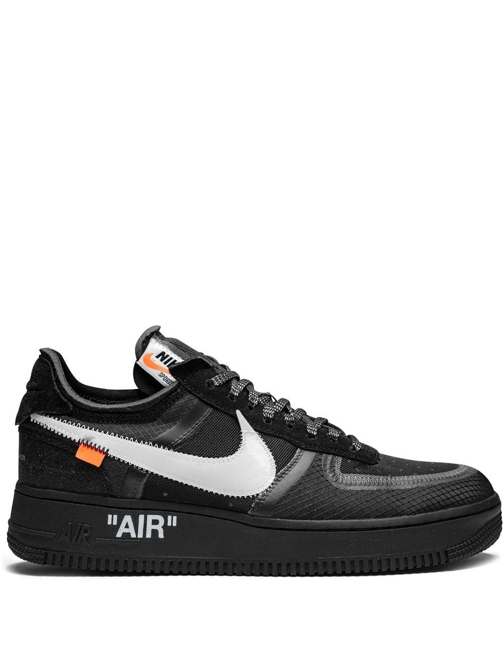 Off White Replica X Nike The 10: Air Force 1 Low "Black" sneakers