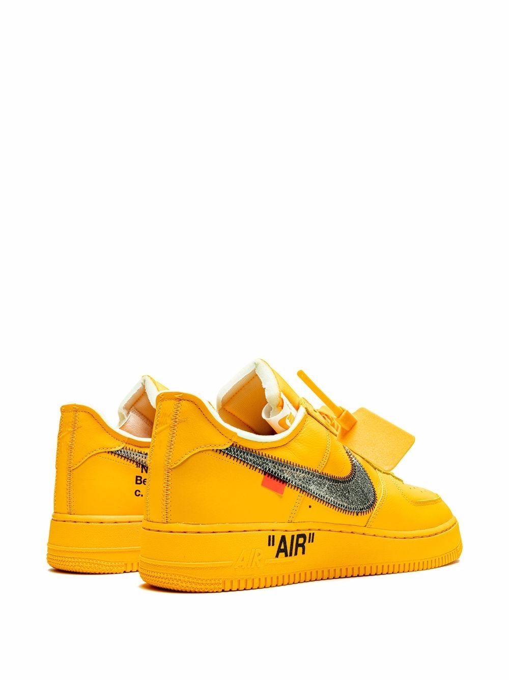 Off White Replica X Nike Air Force 1 Low "University Gold" sneakers