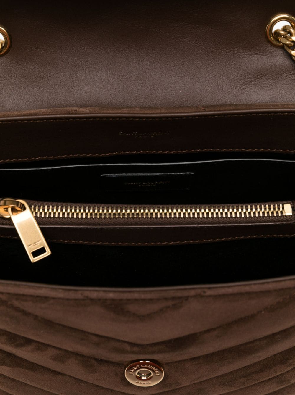 Y51 Replica Sa1nt Lau*nt small Loulou suede shoulder bag