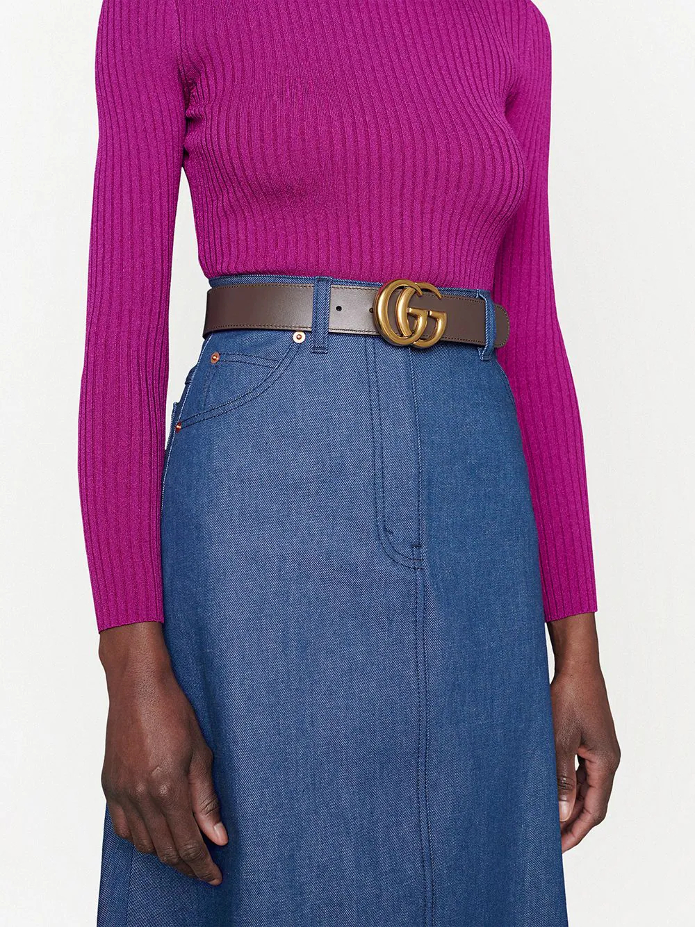 Gvc*1 Replica GG Marmont reversible belt