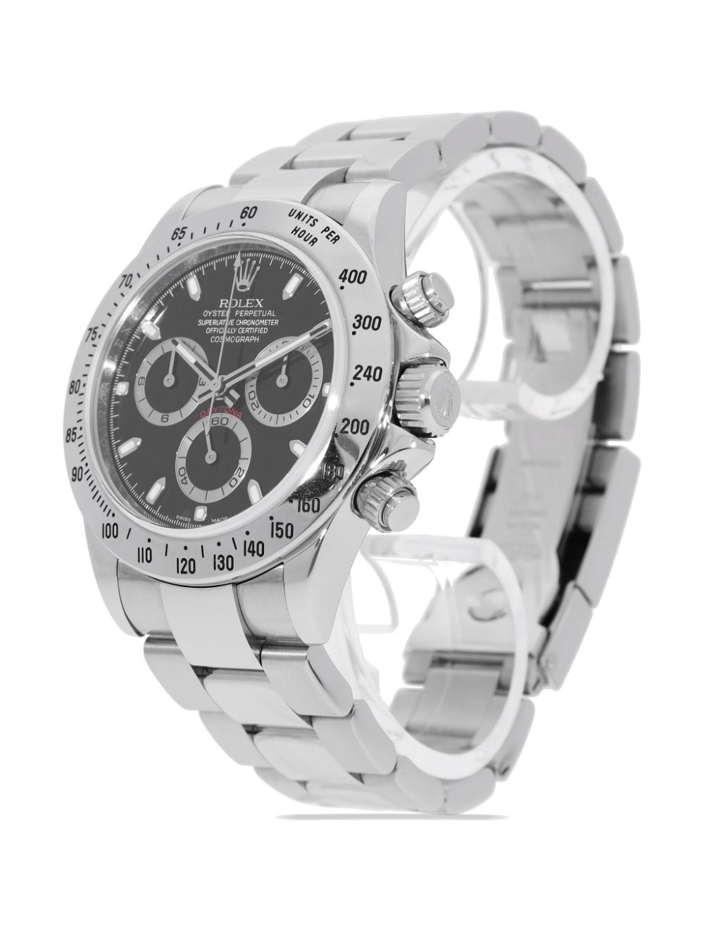 R01ex Daytona Replica 116520 Daytona Steel 40mm Black dial Y serial W Paper