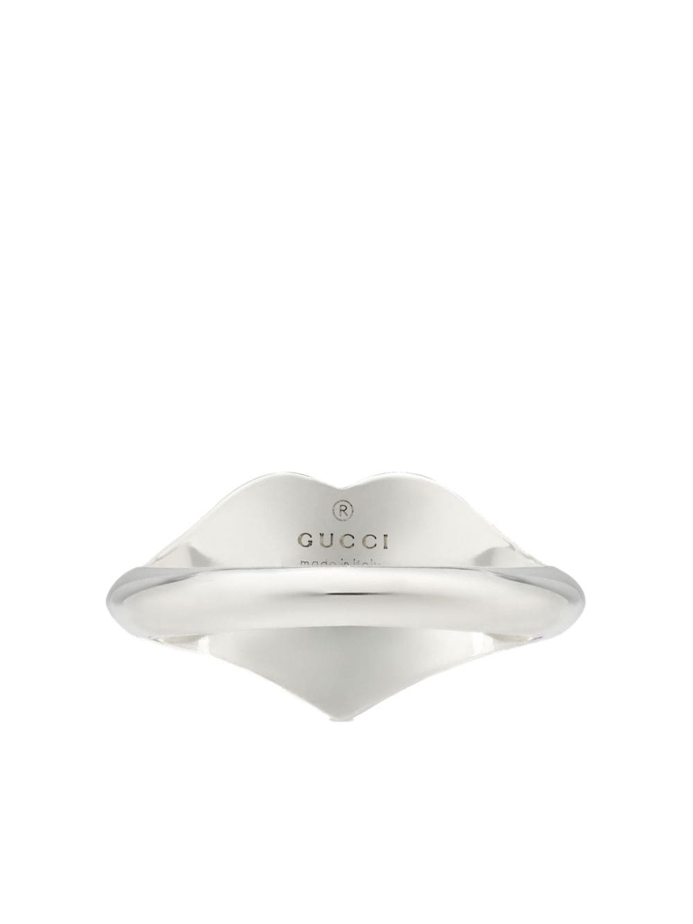 Gvc*1 Replica Interlocking G heart-shape ring