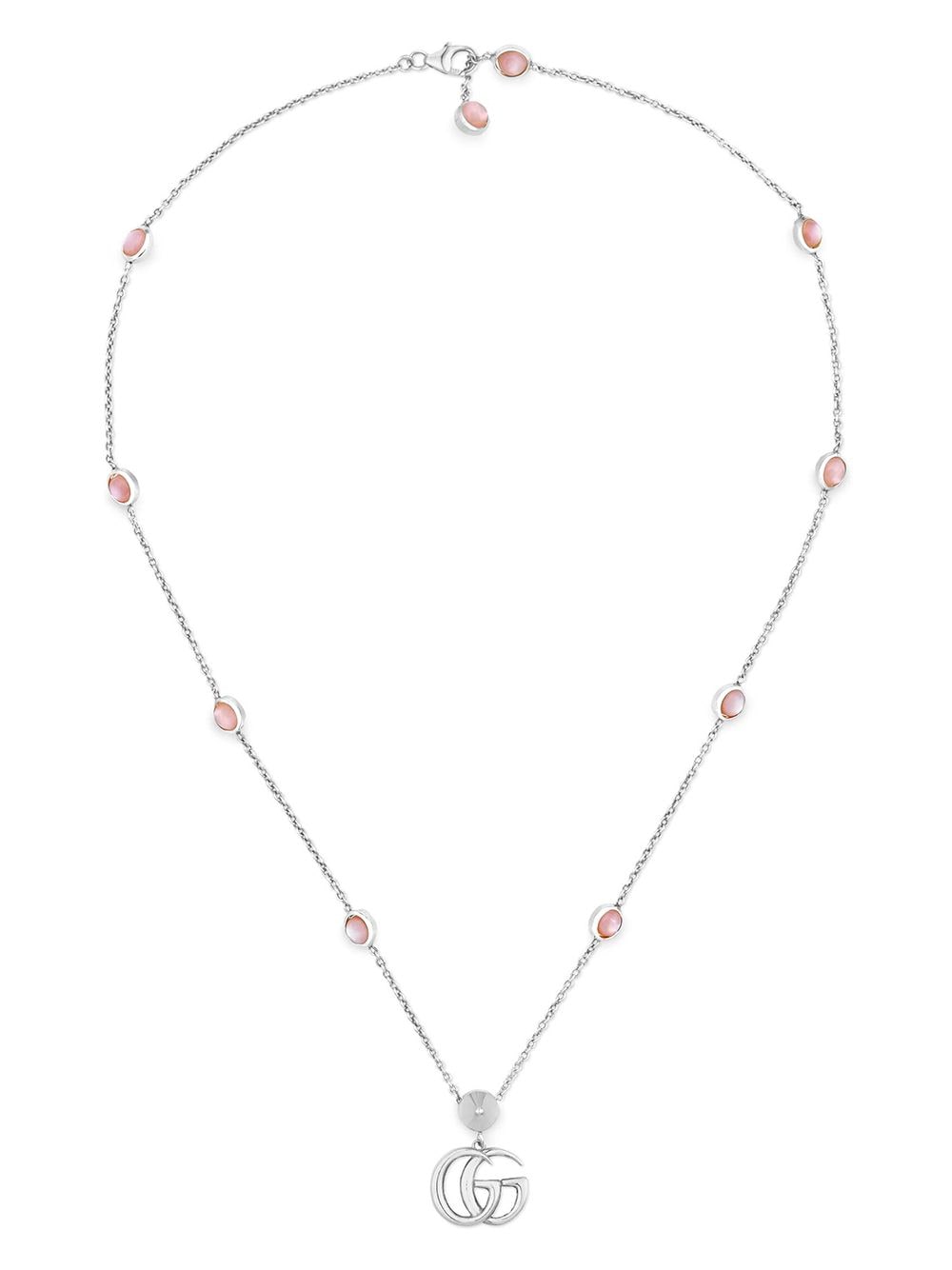 Gvc*1 Replica Double G mother of pearl necklace
