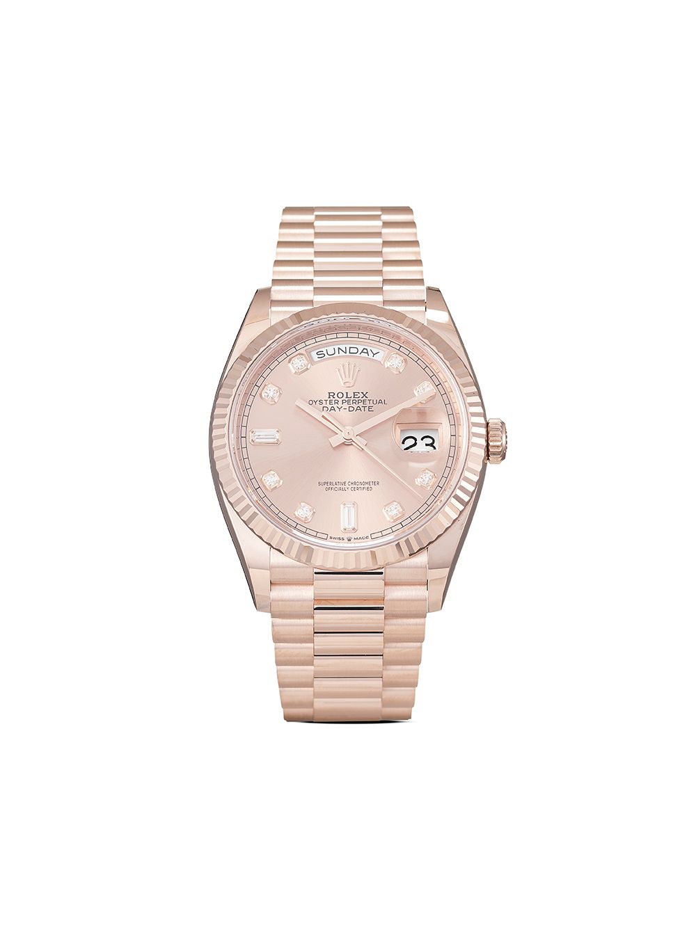 Replica R01ex DAY-DATE 36 Oyster, 36mm, eternal rose gold M128235-0009