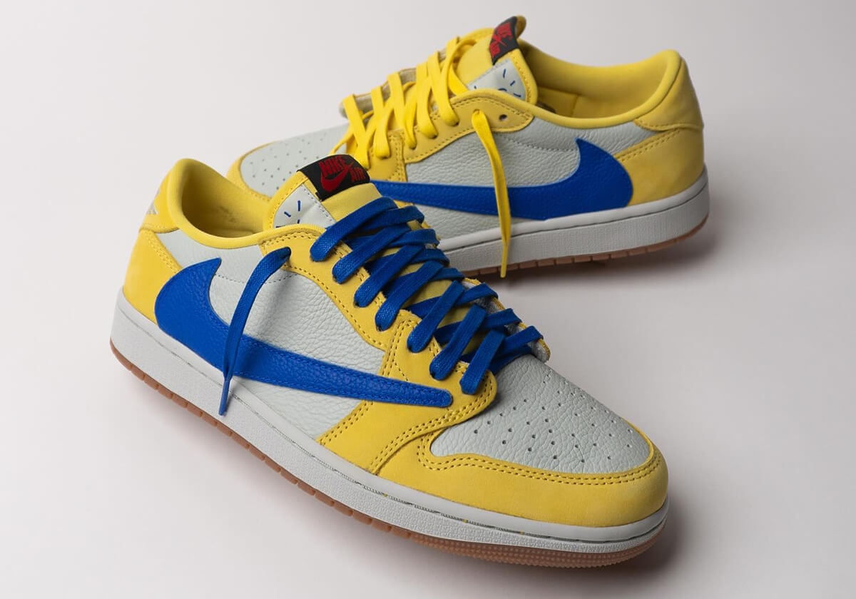 Travis Scott x Jordan Reps 1 Low OG SP "Canary"