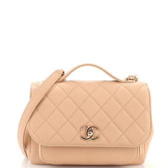 Ch**el Business Affinity Flap Bag Quilted Caviar Small