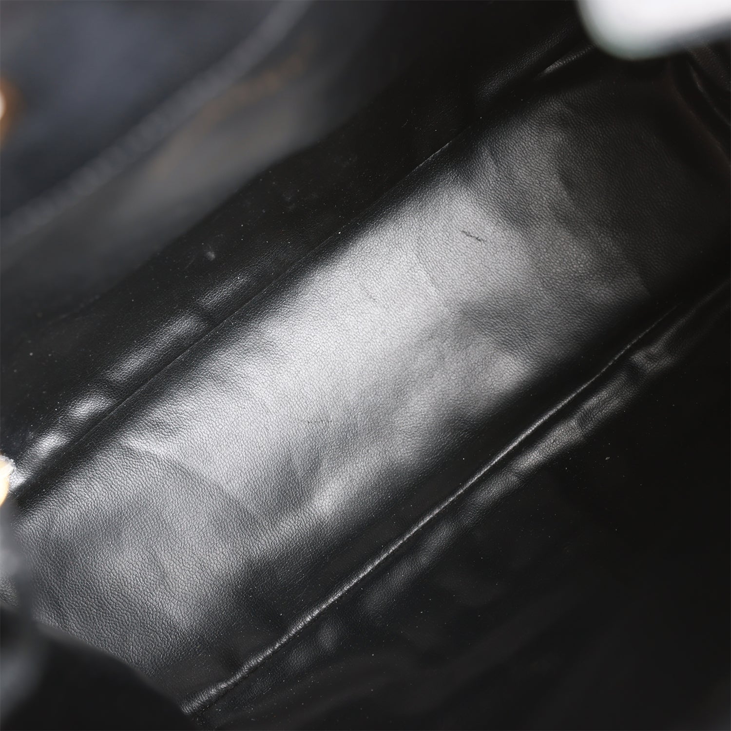 CC Bucket Bag Black Caviar Gold Hardware