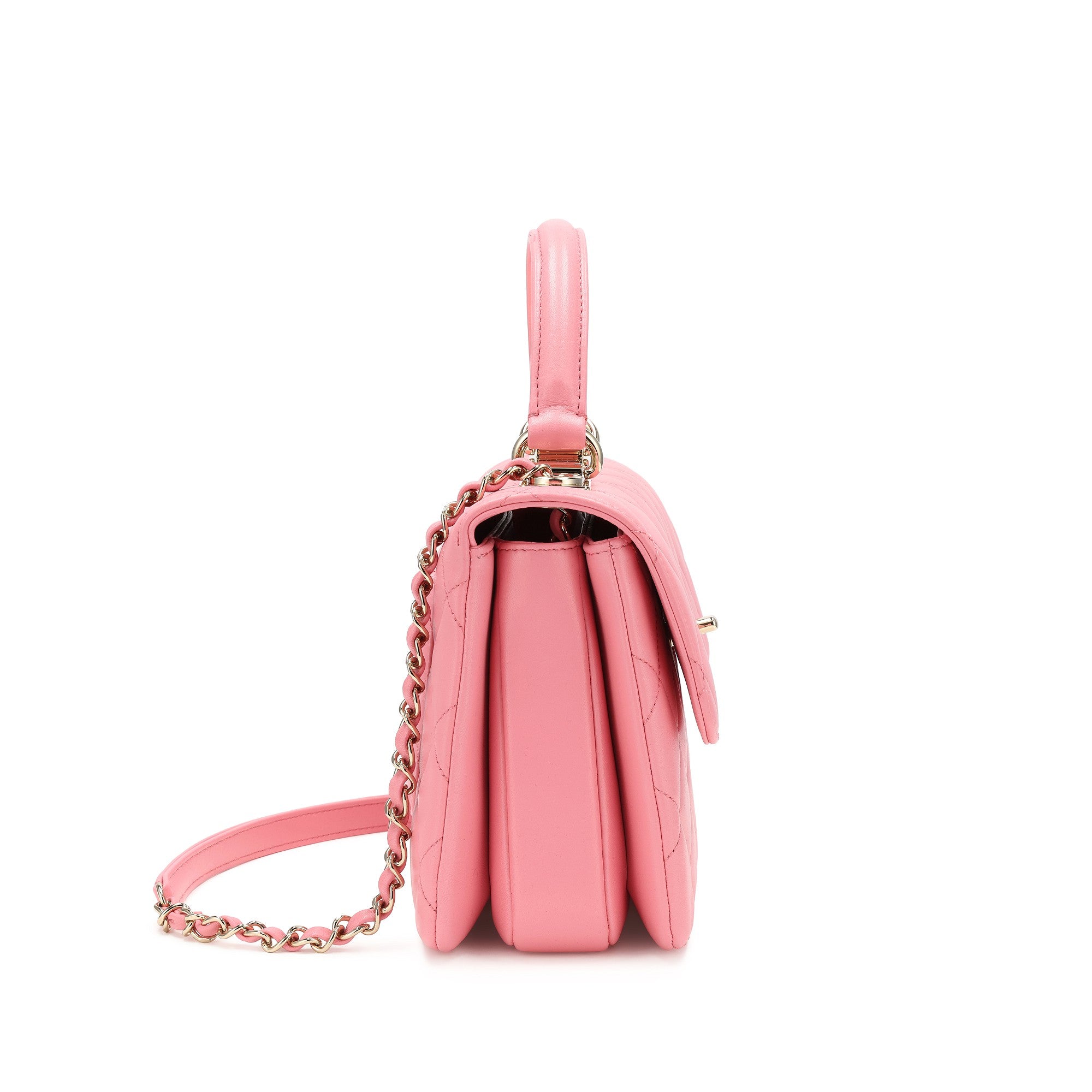 |Flap Bag with Top Handle