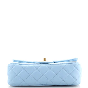 Ch**el Pearl Crush Flap Bag Quilted Lambskin Mini