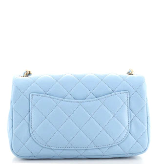 Ch**el Pearl Crush Flap Bag Quilted Lambskin Mini