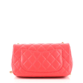 Ch**el Pearl Crush Flap Bag Quilted Lambskin Mini