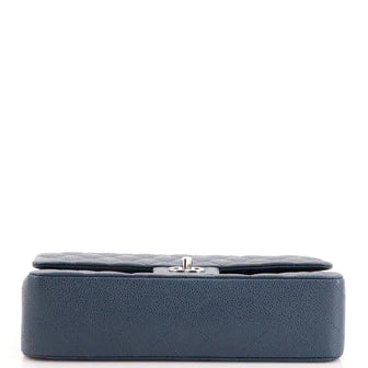 Ch**el Classic Double Flap Bag Quilted Caviar Medium