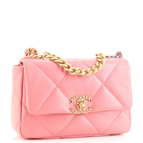 19 Flap Bag Quilted Lambskin Medium