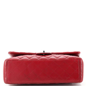 Classic Double Flap Bag Quilted Lambskin Maxi