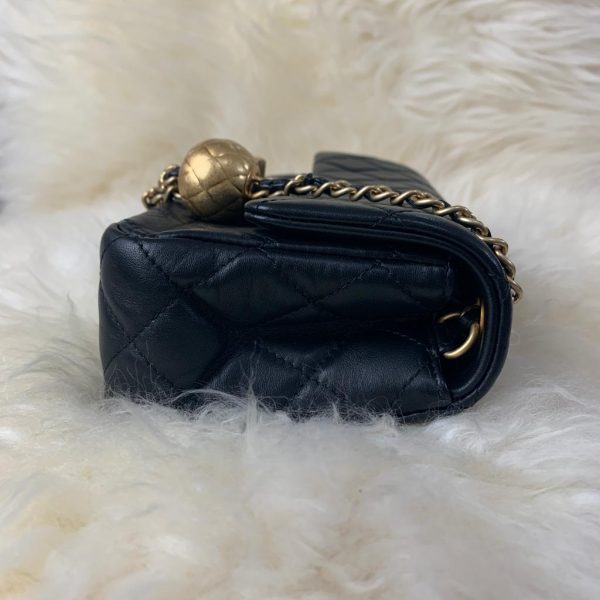 【Weekly Specials】Ch**el Pearl Crush Flap Bag Quilted Lambskin Mini