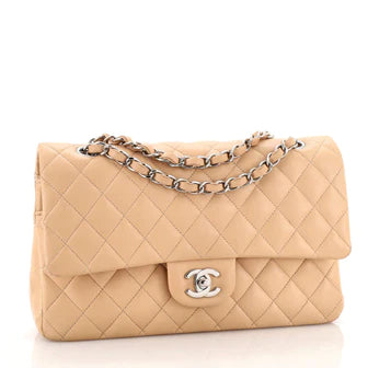 Classic Double Flap Bag Quilted Lambskin Medium