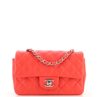 Ch**el Classic Single Flap Bag Quilted Lambskin Mini