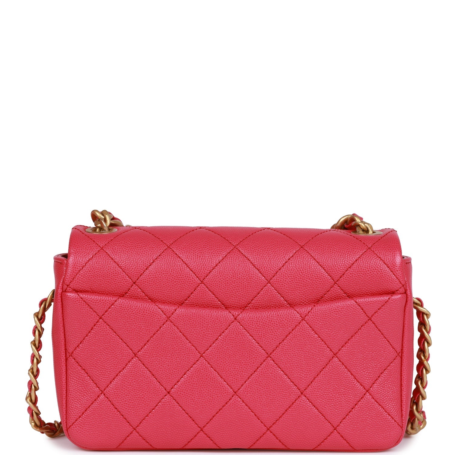 Fashion Therapy Flap Bag Hot Pink Caviar Gold Hardware