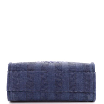 Deauville Tote Striped Raffia Small