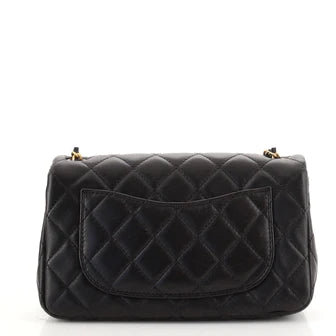 Pearl Crush Flap Bag Quilted Lambskin Mini