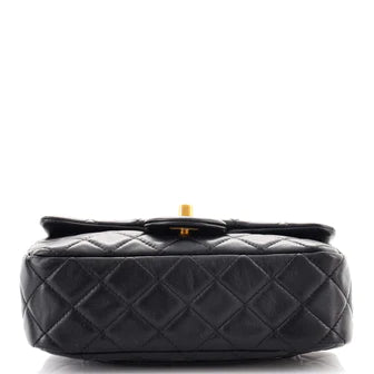 Ch**el Pearl Crush Flap Bag Quilted Lambskin Mini