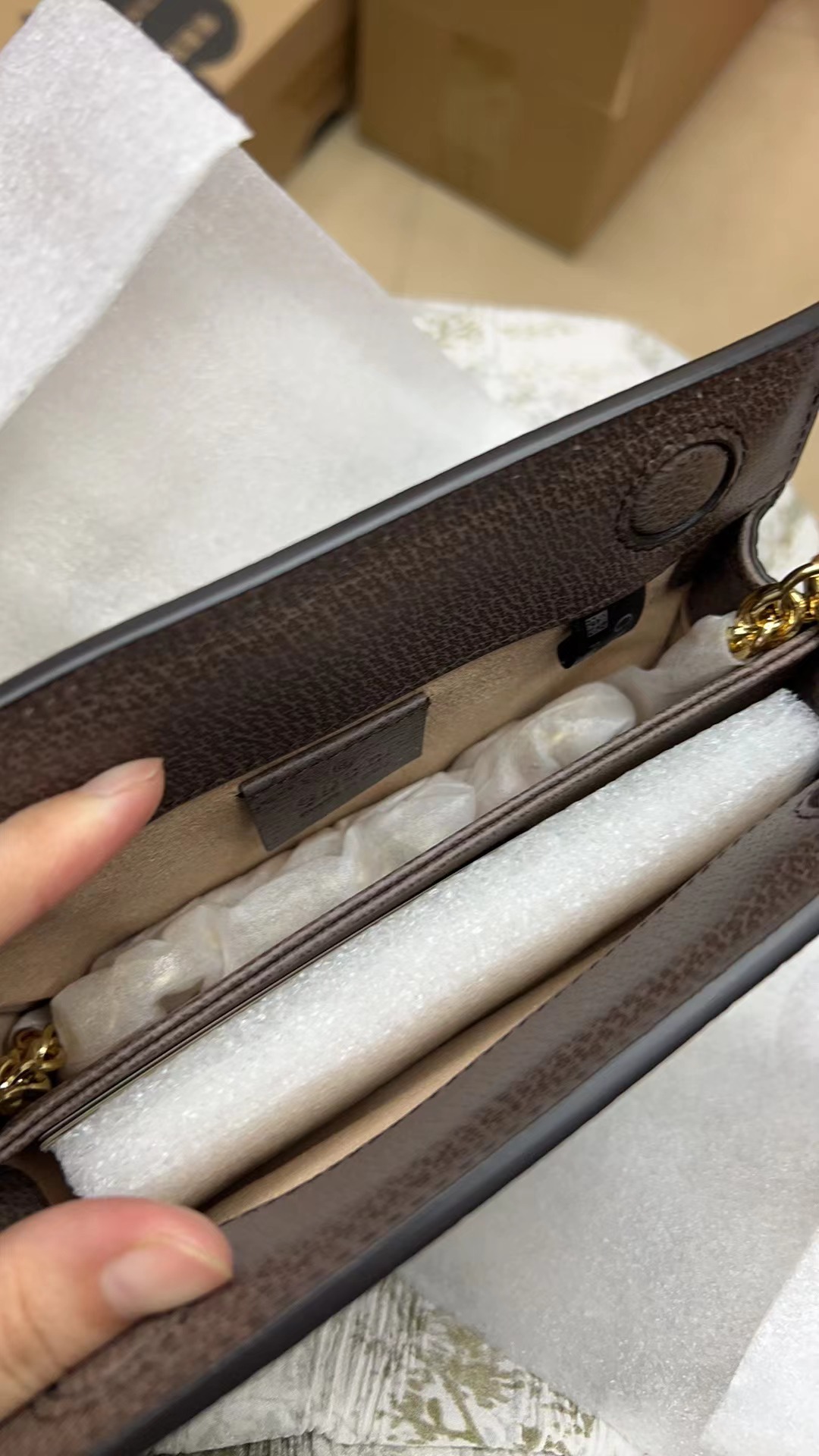 Gvc*1 Ophidia Mini GG Svp*me Canvas Shoulder Bag Replica 602676