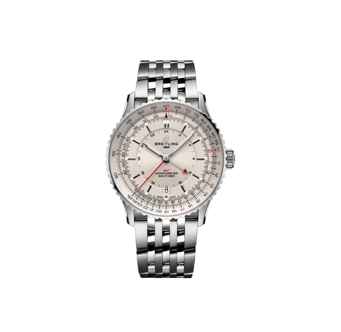 Breitling stainless steel watch 41mm