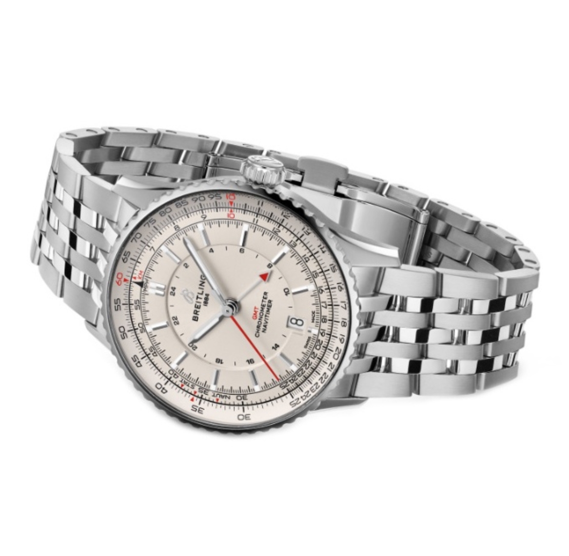 Breitling stainless steel watch 41mm