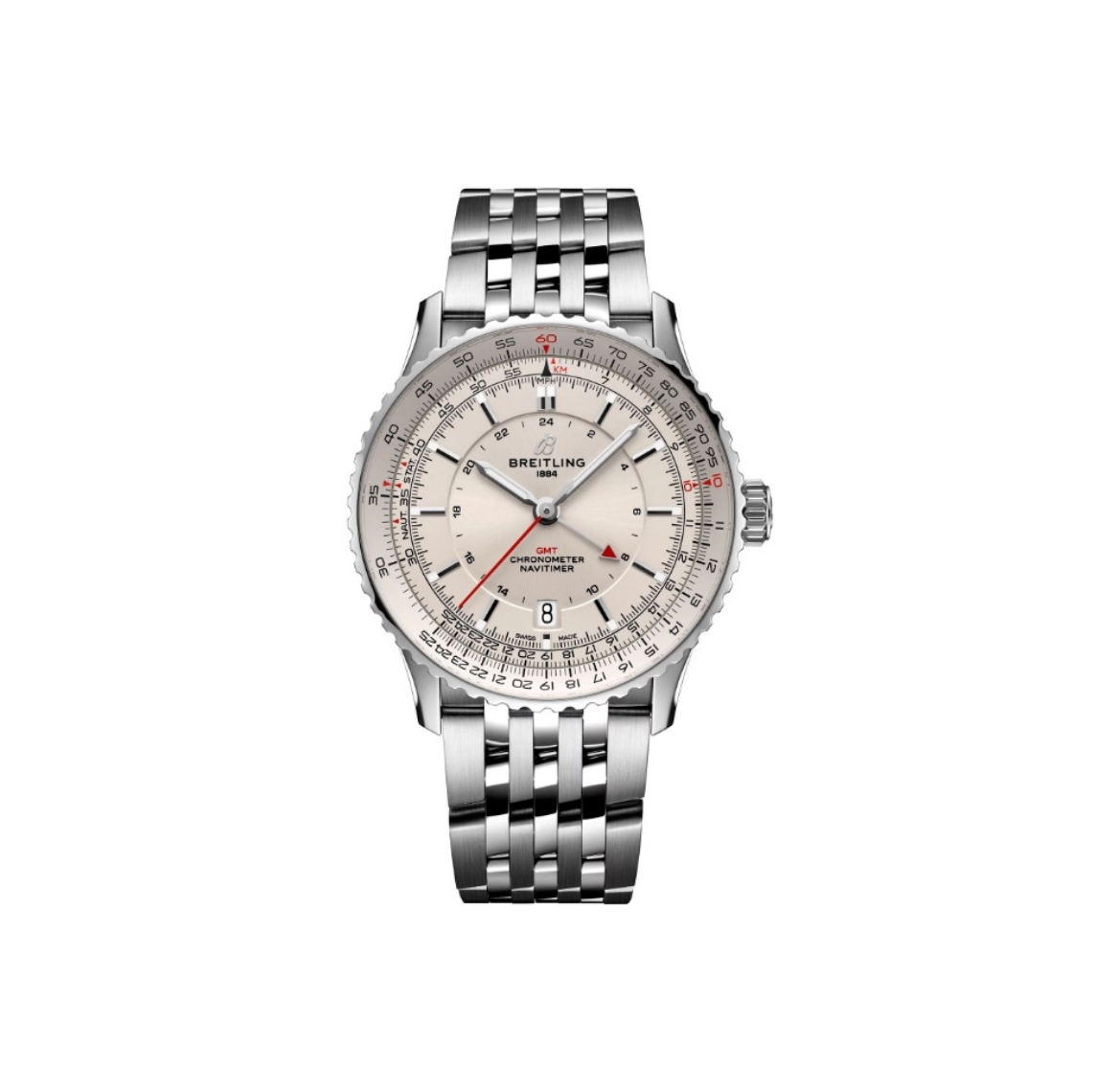 Breitling stainless steel watch 41mm