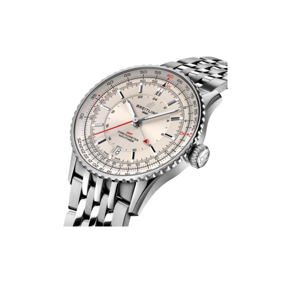 Breitling stainless steel watch 41mm