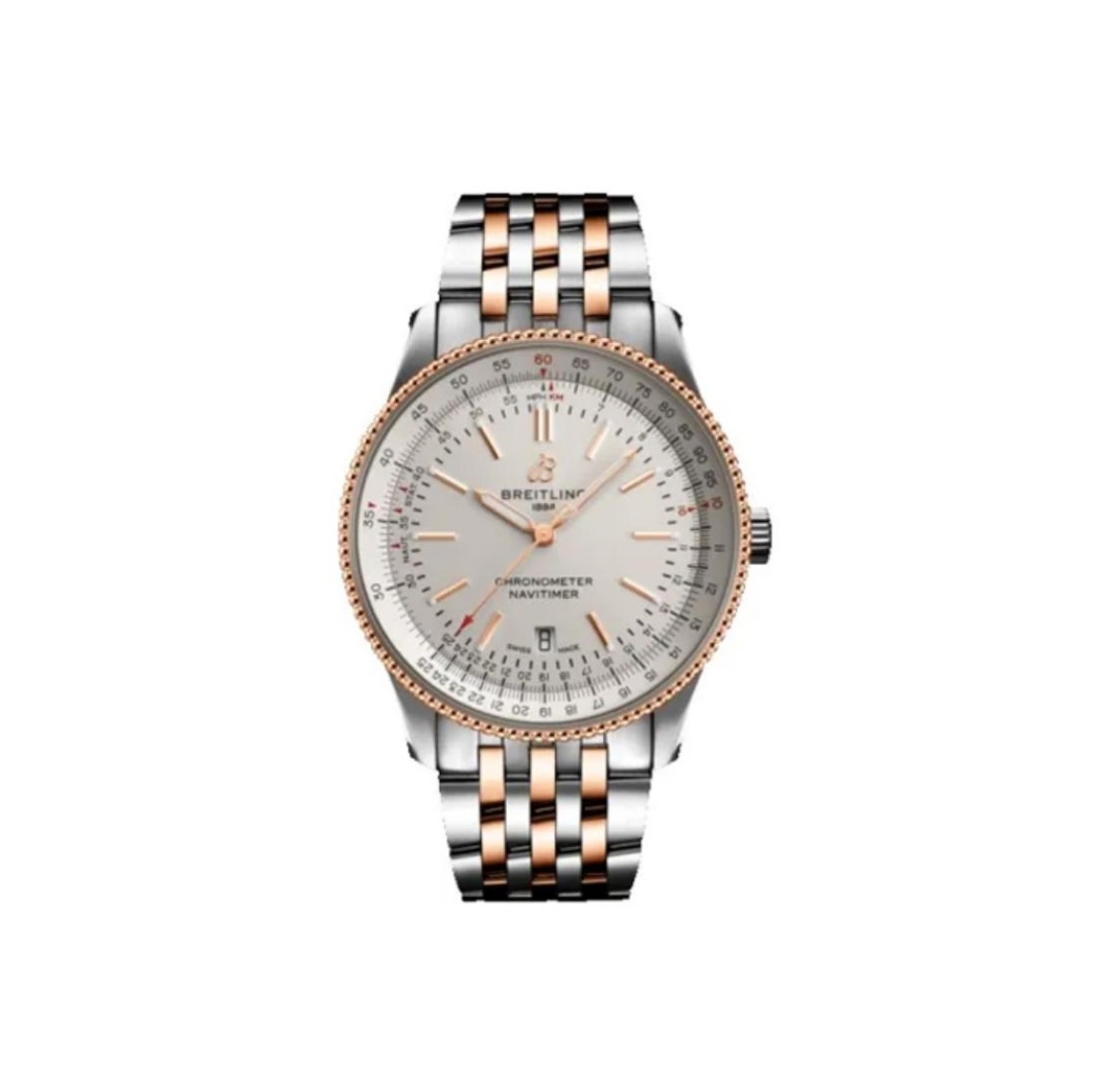 Breitling 41mm stainless steel watch