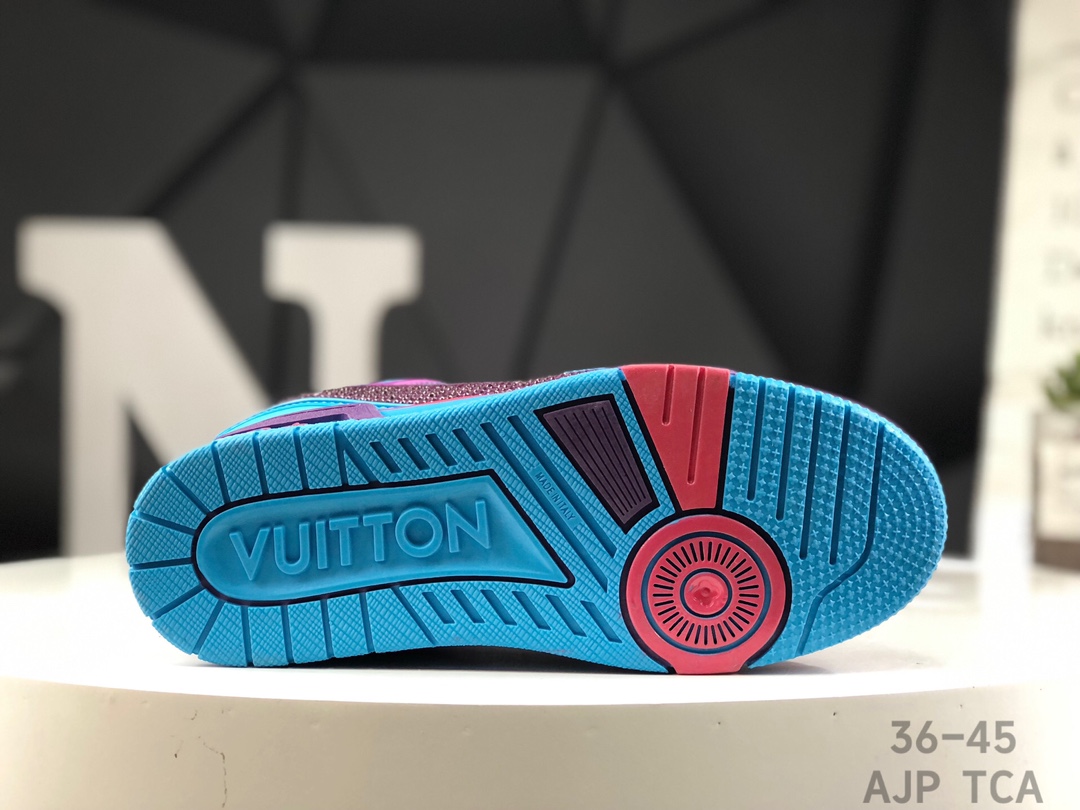 L0vis Vvtt0n Trainer Crystal Embellished Sneakers Replica