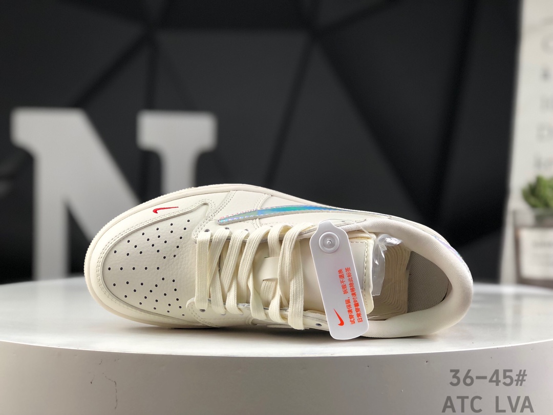 Nike Travis Scott x Fragment Design x Air Jordan 1 Low OG SP AJ1 Svp*me joint-off-white colorful low-top cultural casual sneakers