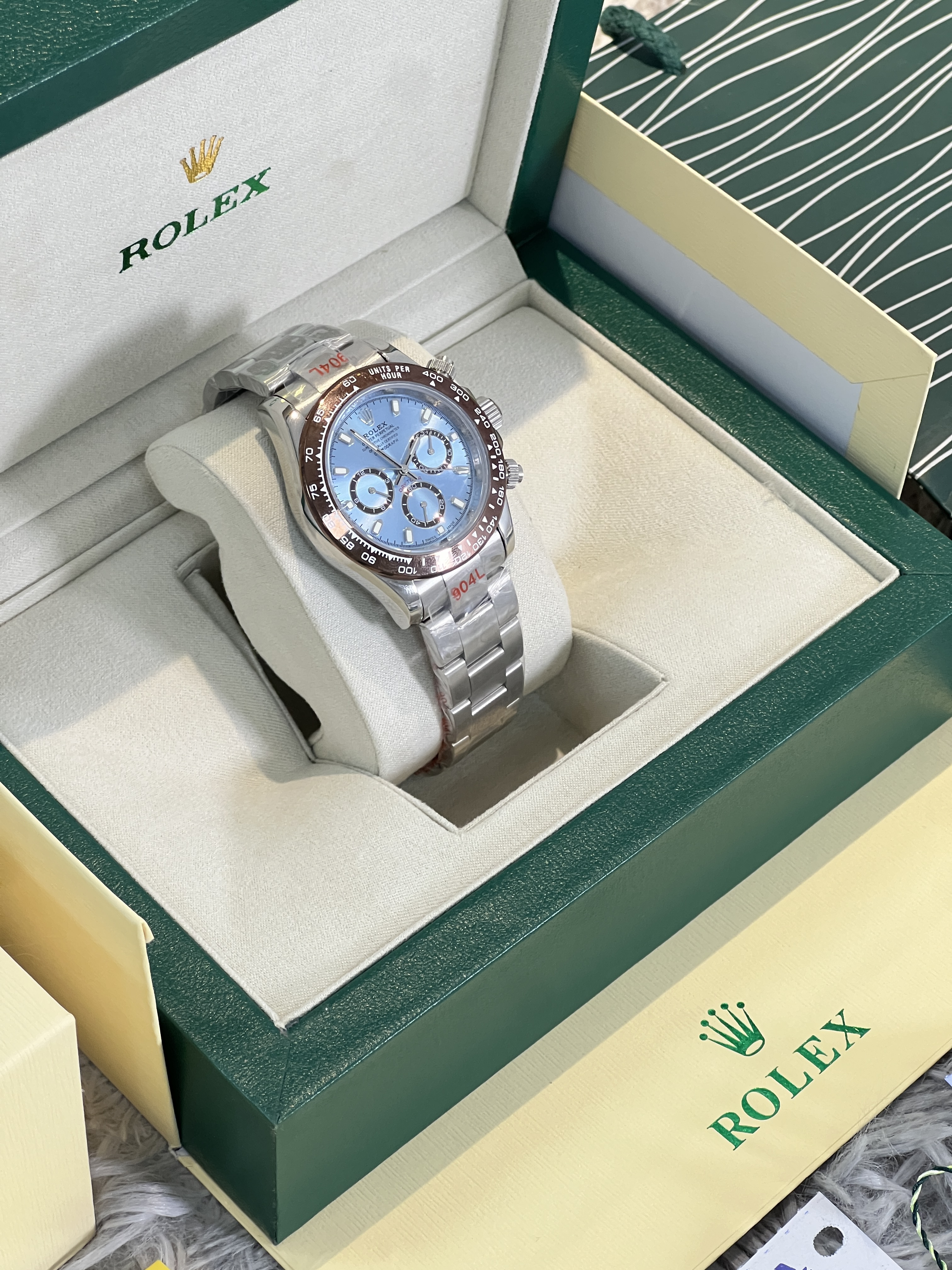 Replica R01ex Daytona M116506-0001 1:1 Best Edition BT Factory Light Blue Dial