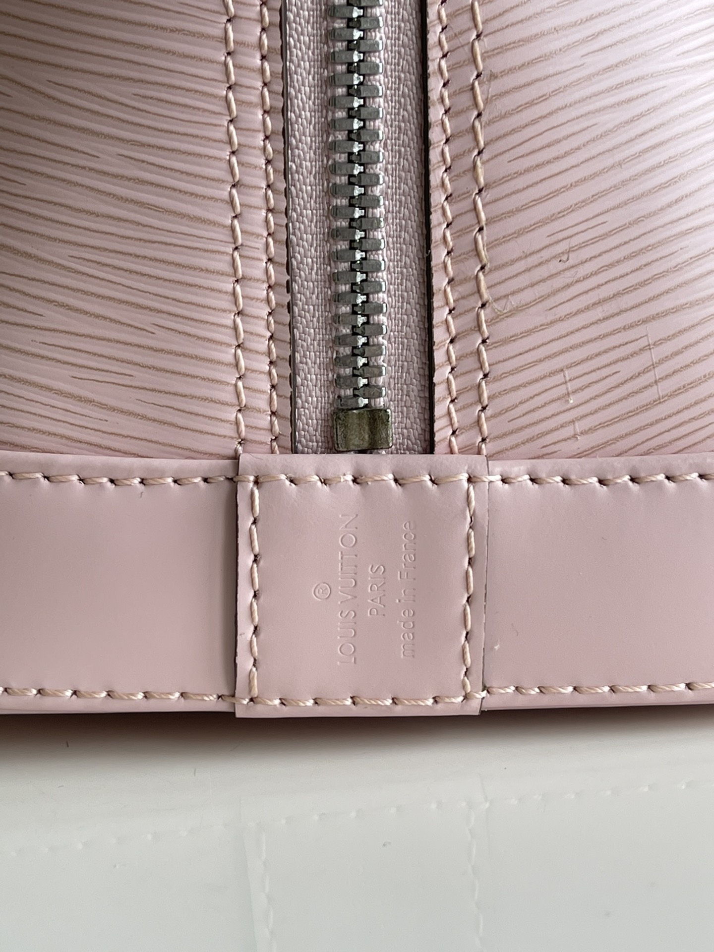 Top original M40862 pink ALMA small handbag rep