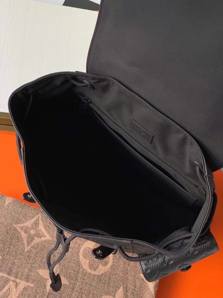 Top quality original single embossed pebbled CHRISTOPHER small backpack