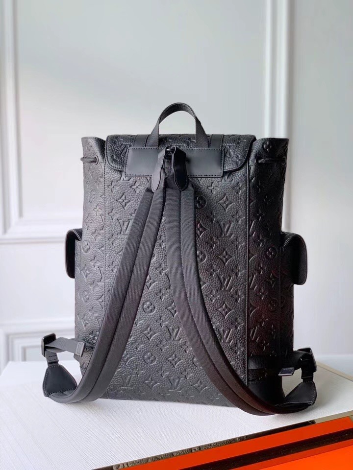 Top quality original single embossed pebbled CHRISTOPHER small backpack