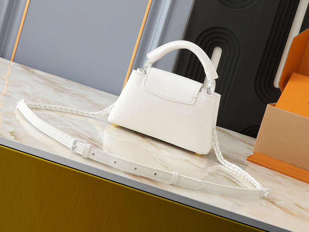L0vis Vvtt0n Capucines mini bag crocodile pattern reps