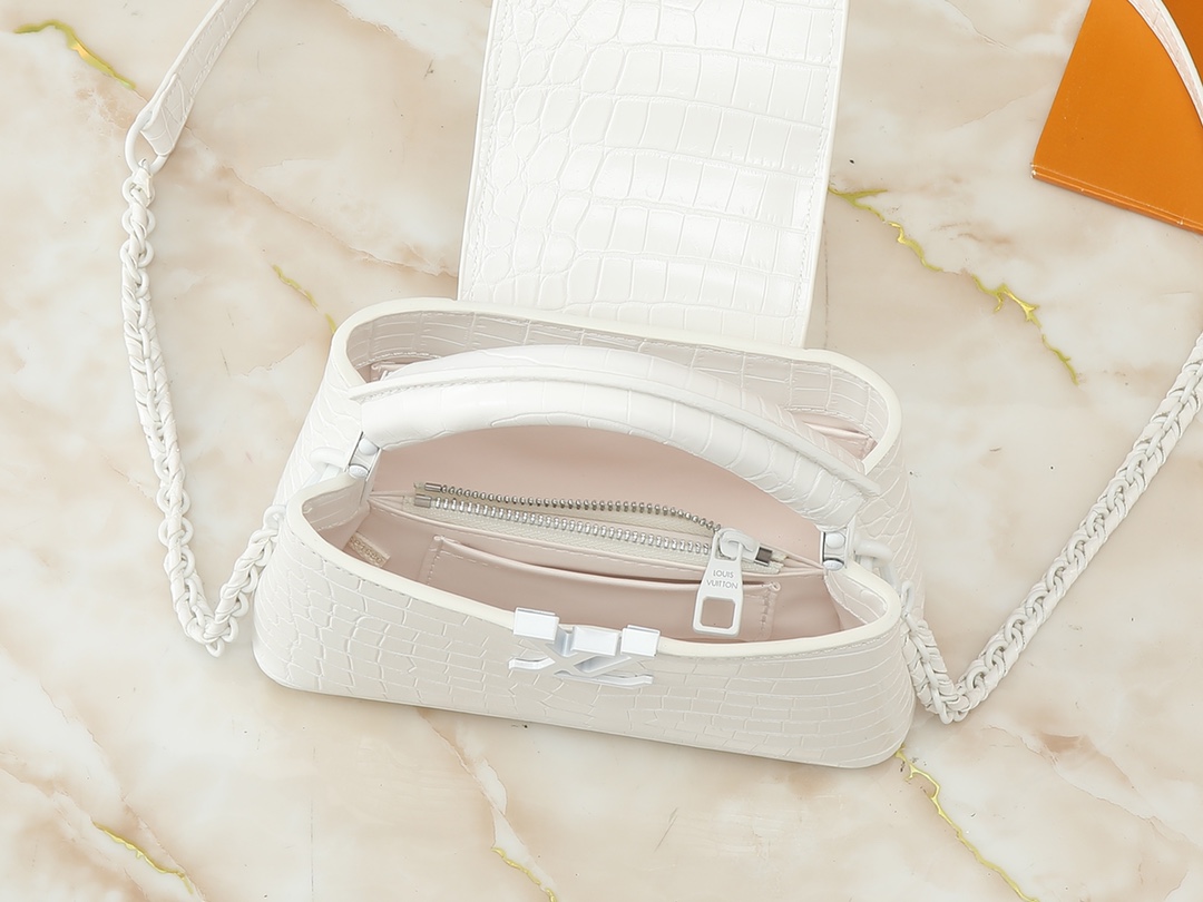 L0vis Vvtt0n Capucines mini bag crocodile pattern reps