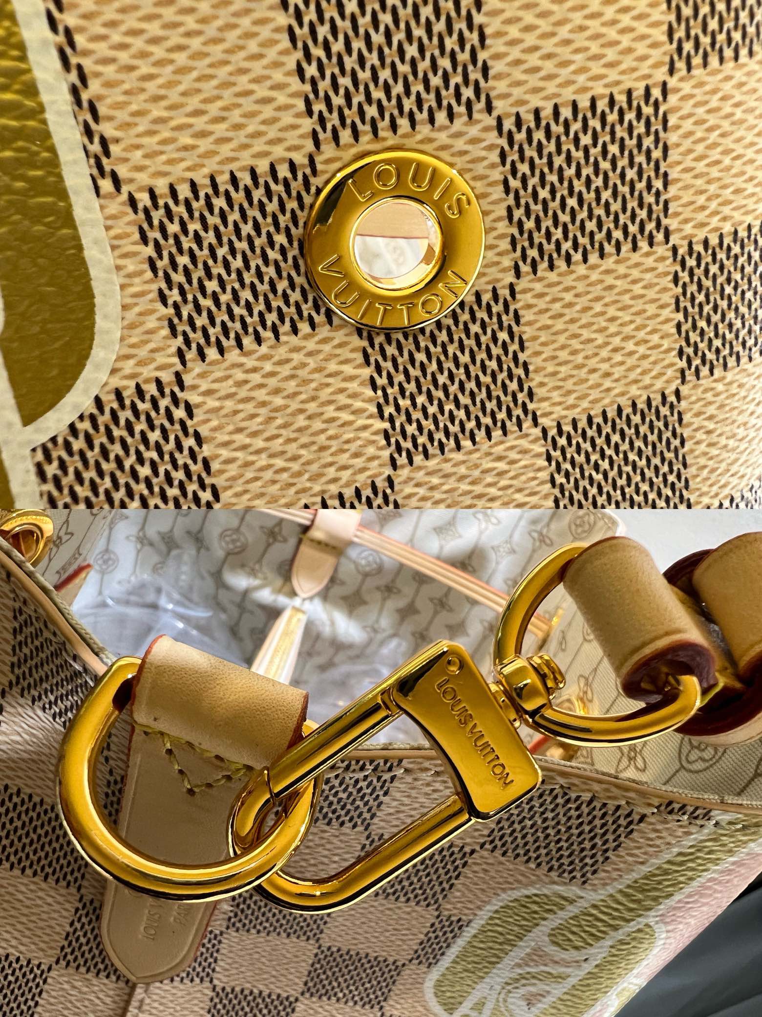 L0vis Vvtt0n Damier Azur