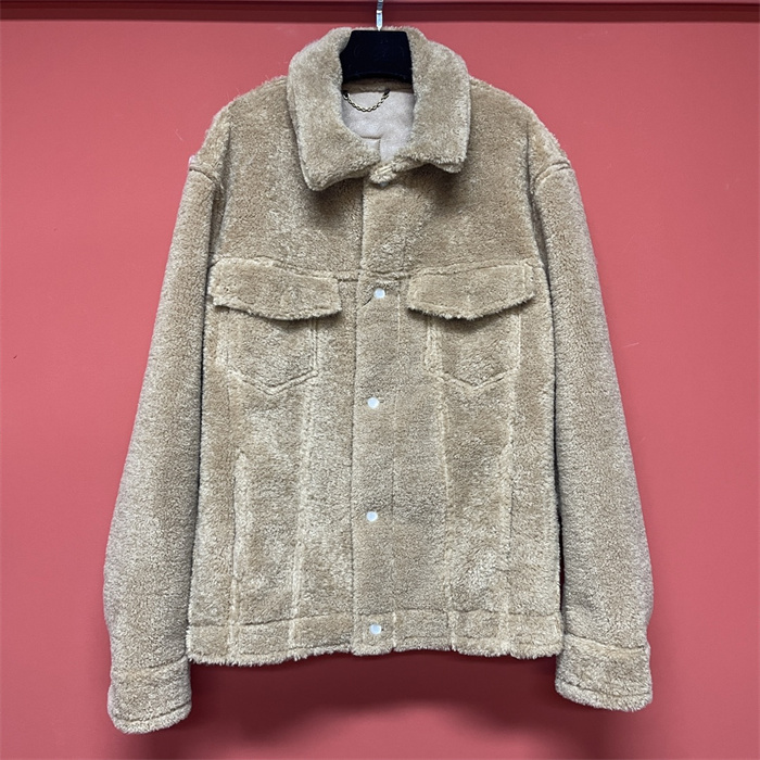 2024fw LV Real Leather Jacket Top Version