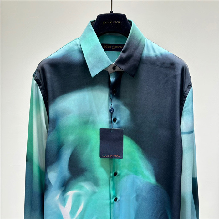 2023fw LV Silk Shirt Top Version