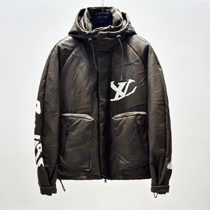 2024fw LV Real Leather Jacket Top Version