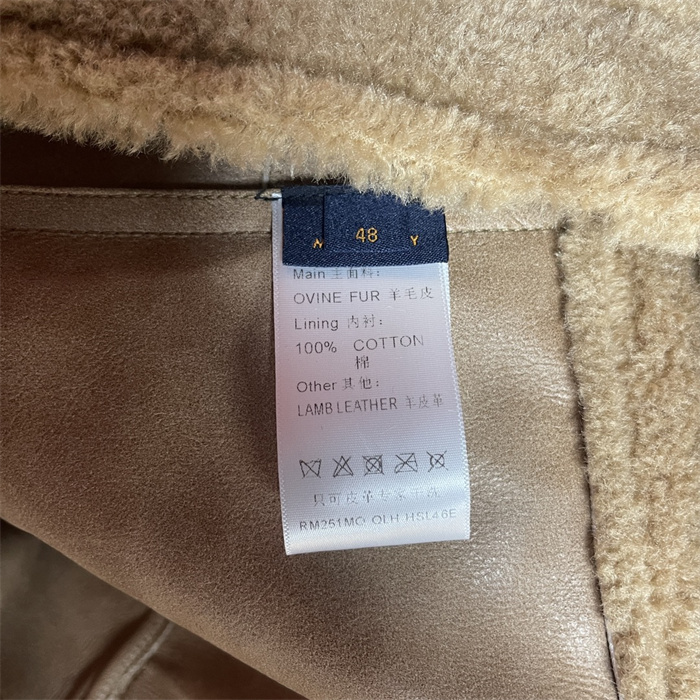 2024fw LV Real Leather Jacket Top Version