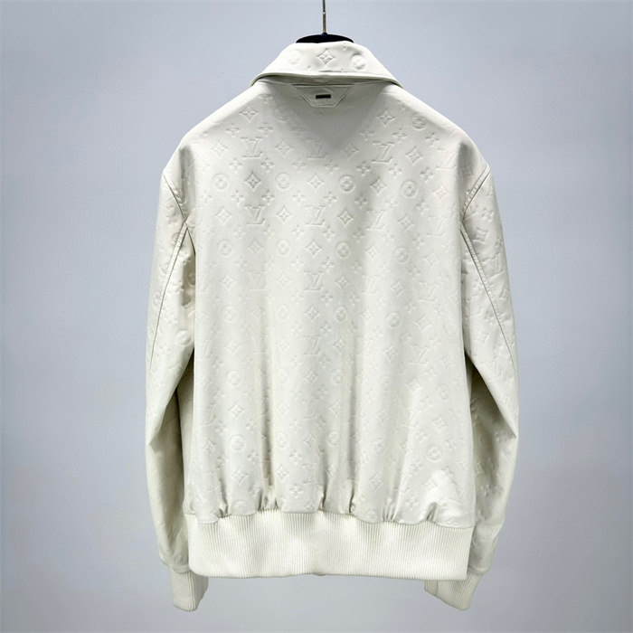 2024fw LV Leather Jacket Top Version