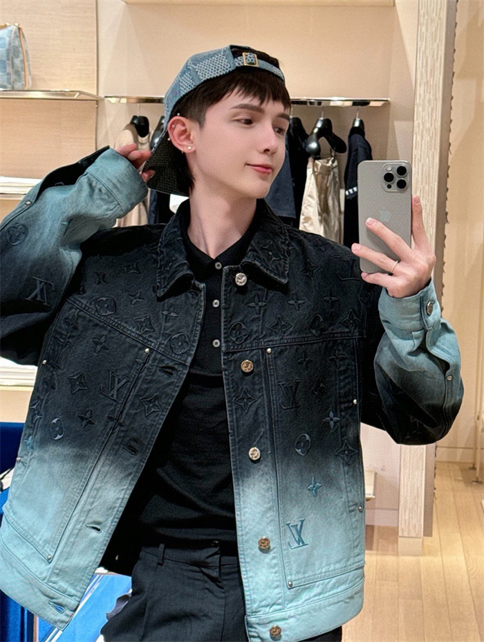 2024fw LV Jacket Jeans Top Version