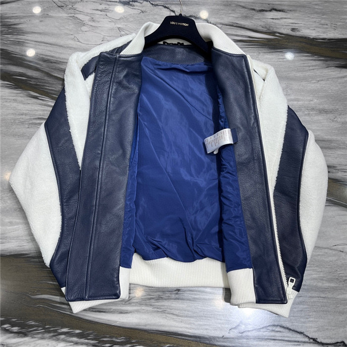 LV Real Leather Jacket Top Version