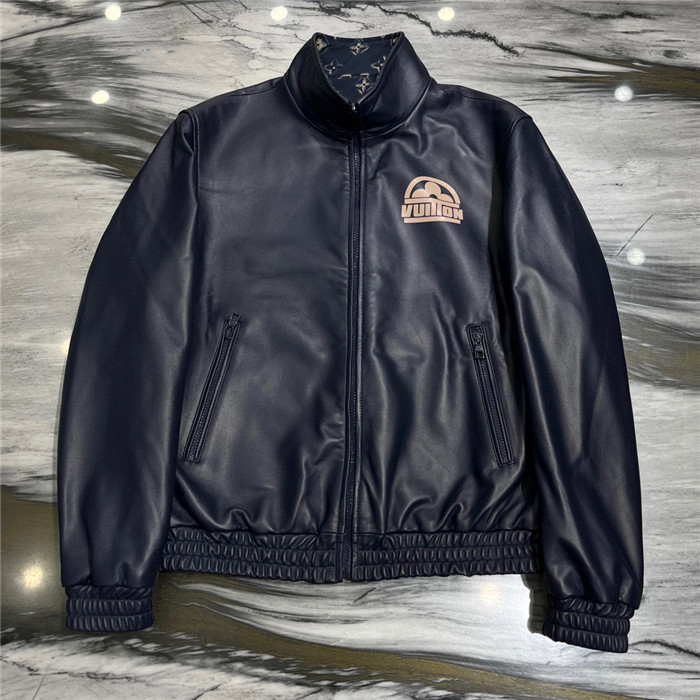 2023fw LV Real Leather Jacket Top Version