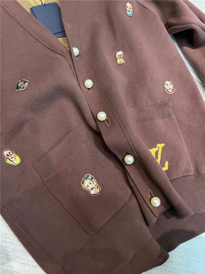 2024ss LV Cardigan Sweater Top Version