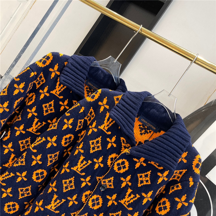 2023fw LV Sweater Jacket Top Version